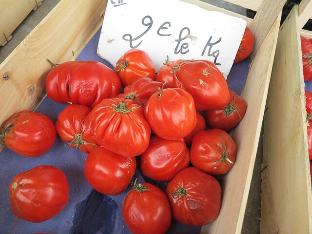 France Nice Food tour bright red tomatoes