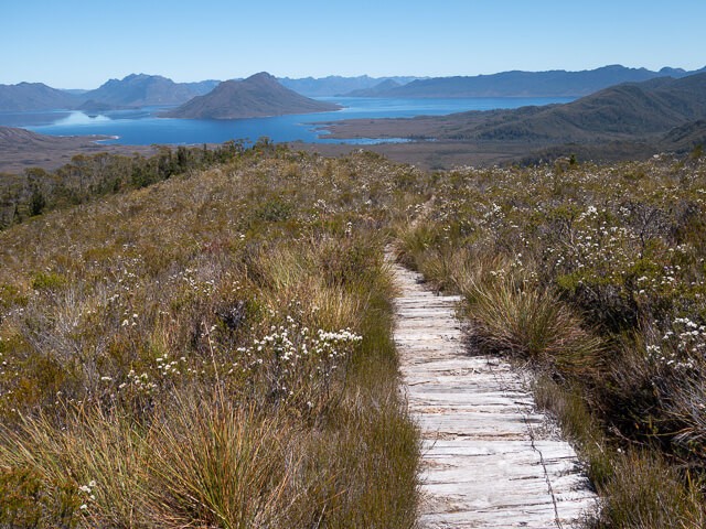 South West Tasmania water and boardwalk